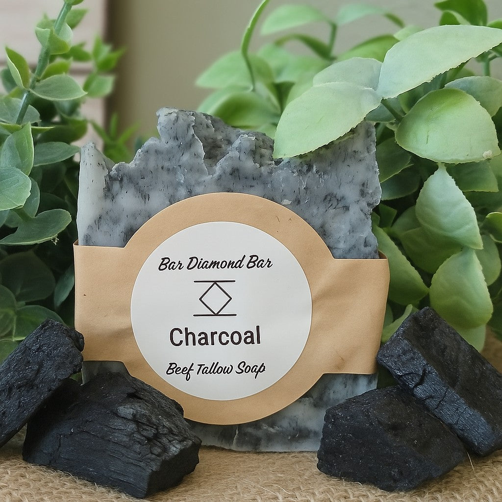 Beef Tallow Charcoal Soap