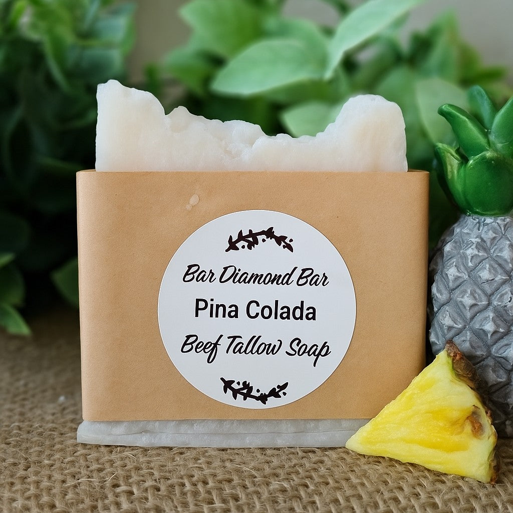 Beef Tallow Pina Colada Soap