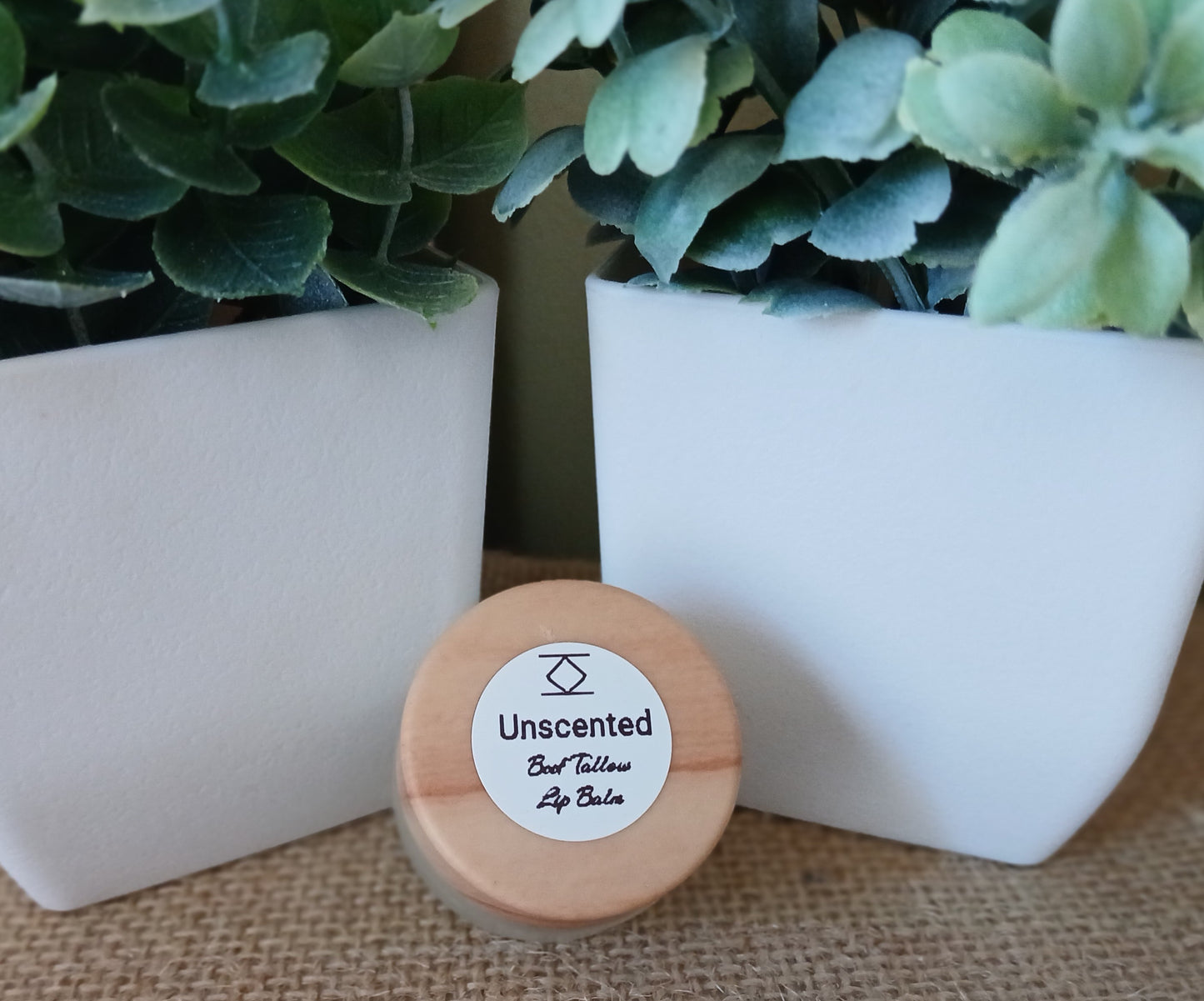 Beef Tallow Unscented Lip Balm